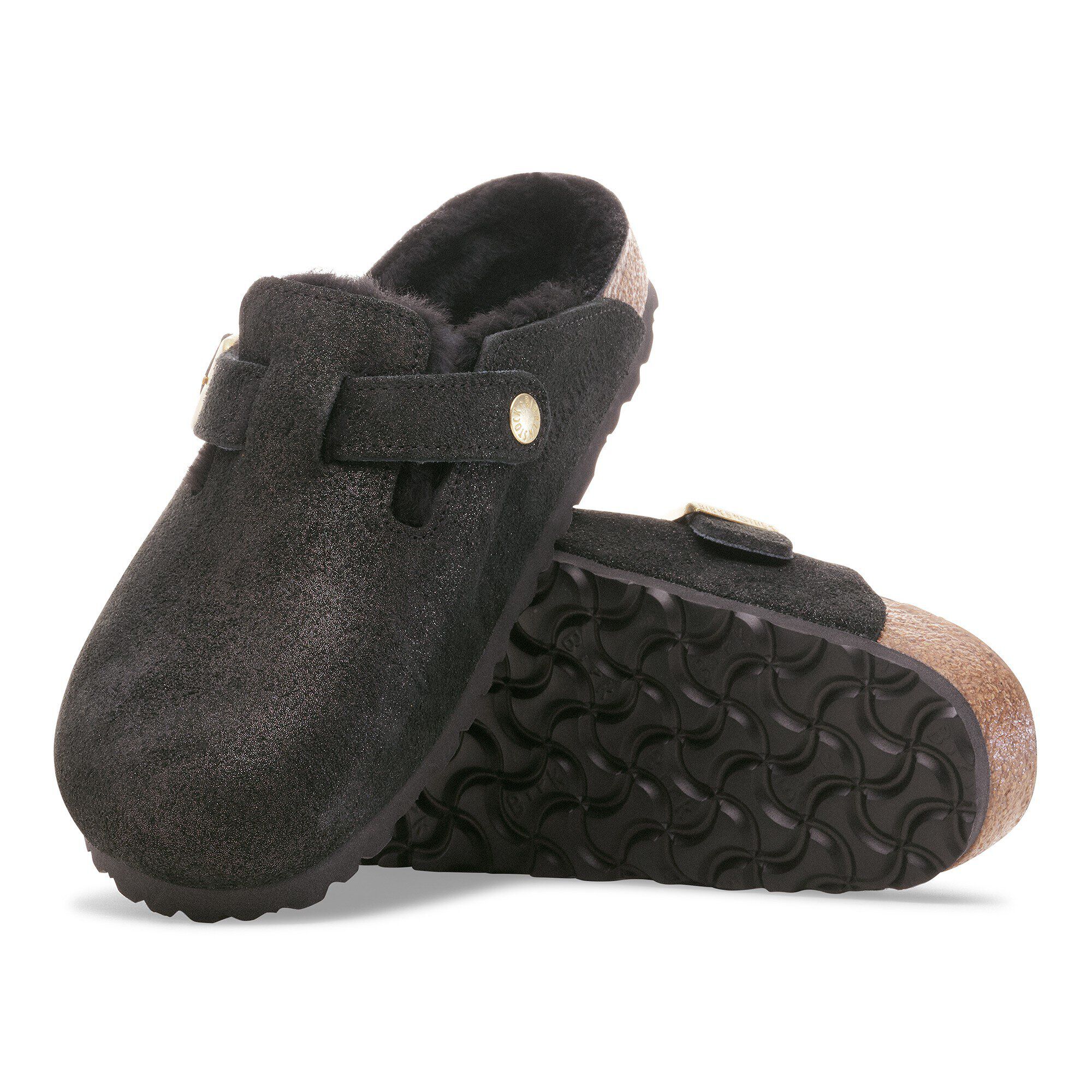 Boston Shearling Su&egrave;de-Shearling