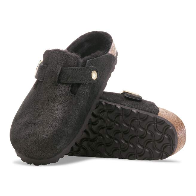 Boston Shearling Suede Leather-Shearling