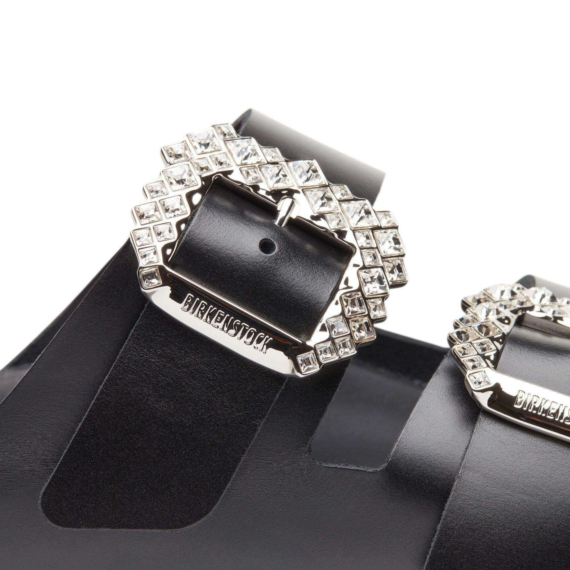 Manolo Blahnik Arizona Velvet Crystal Buckle Velvet