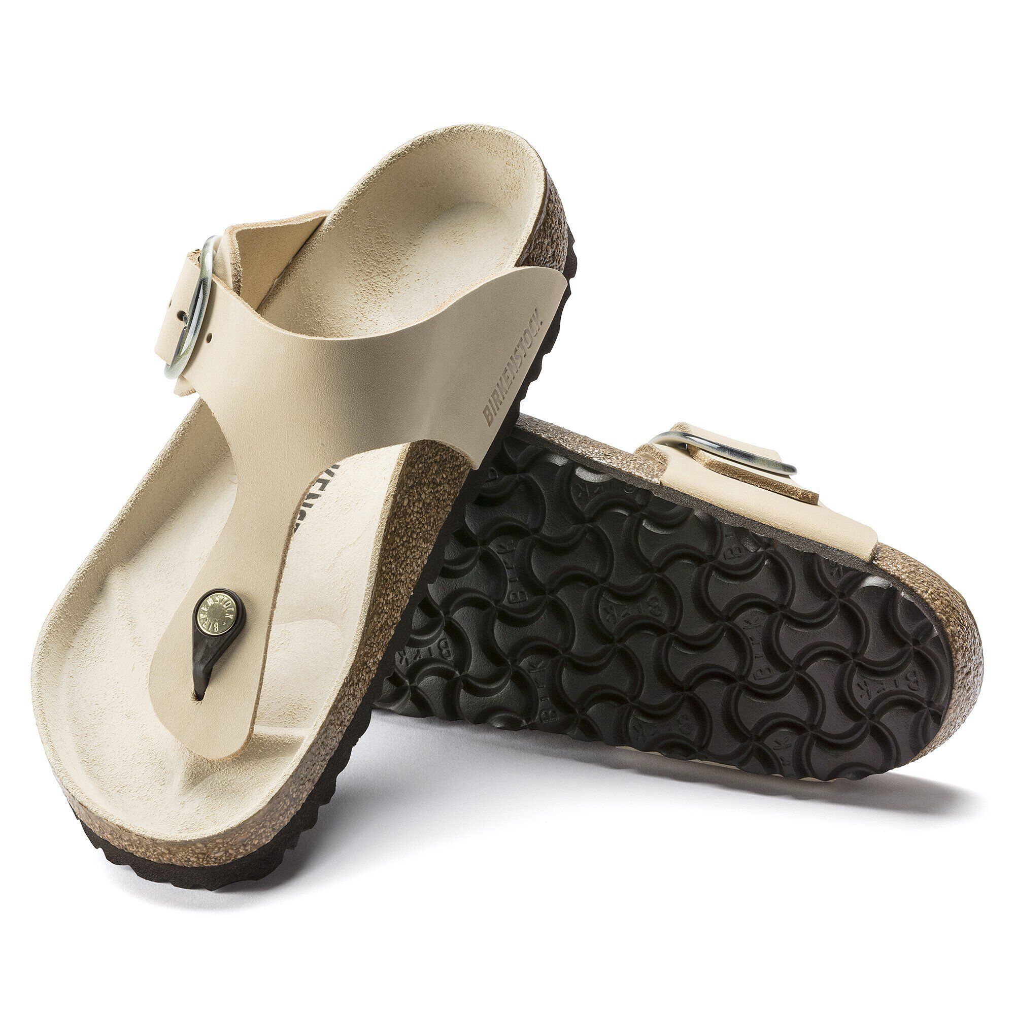 Gizeh Big Buckle Nubuck Leather