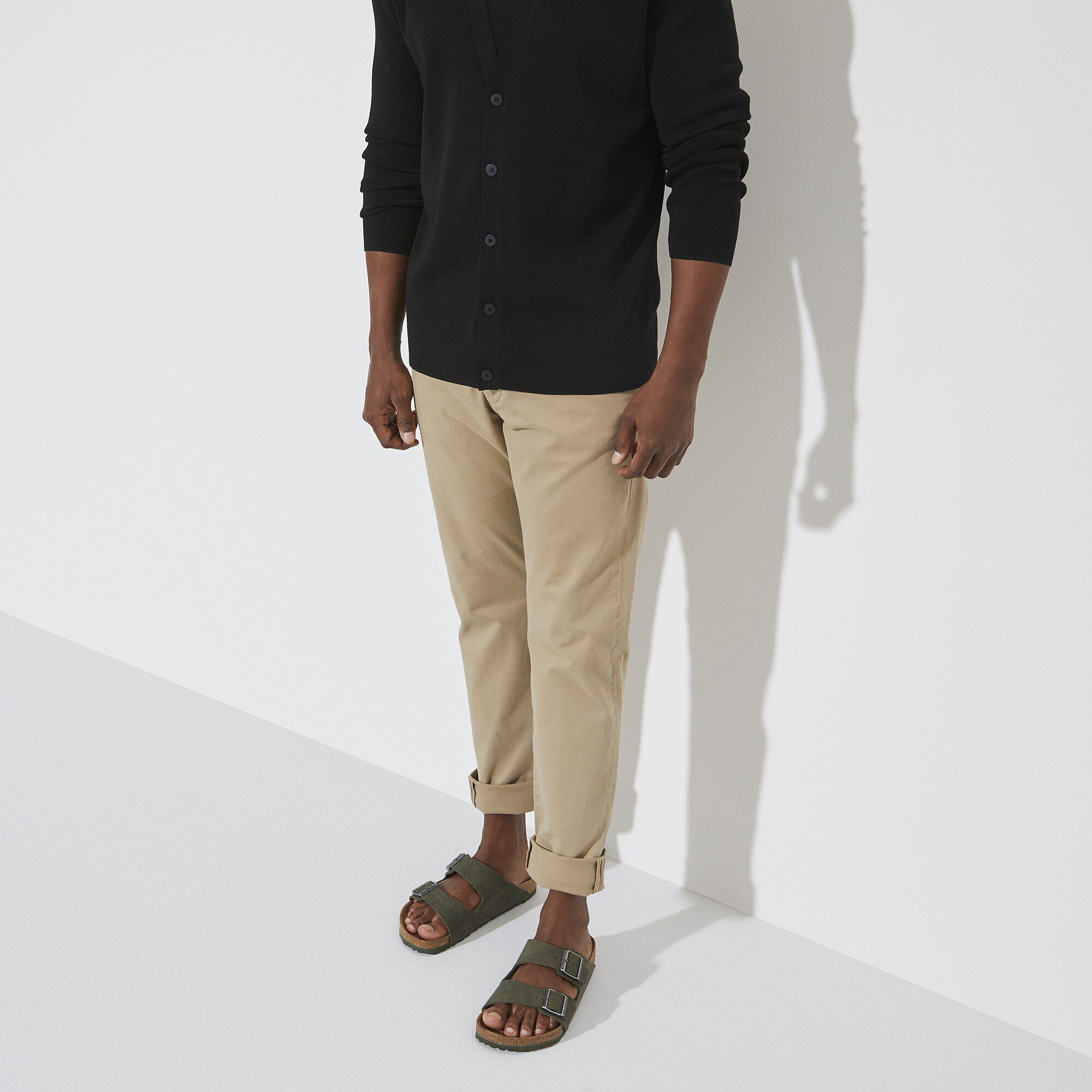   Close-up with a male model