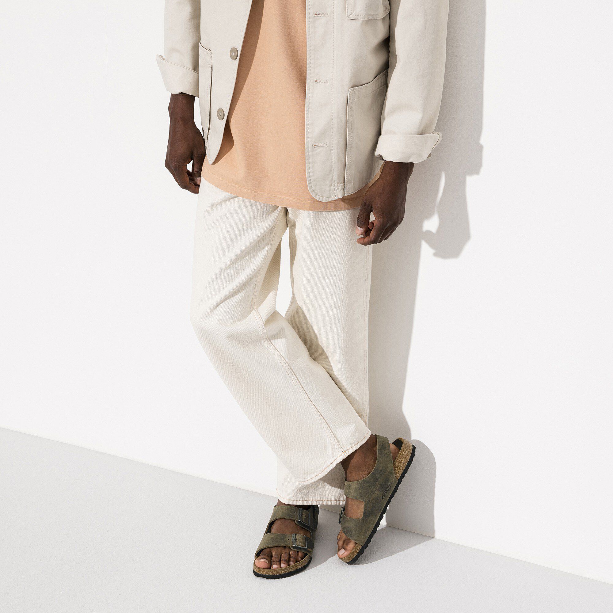   Close-up with a male model