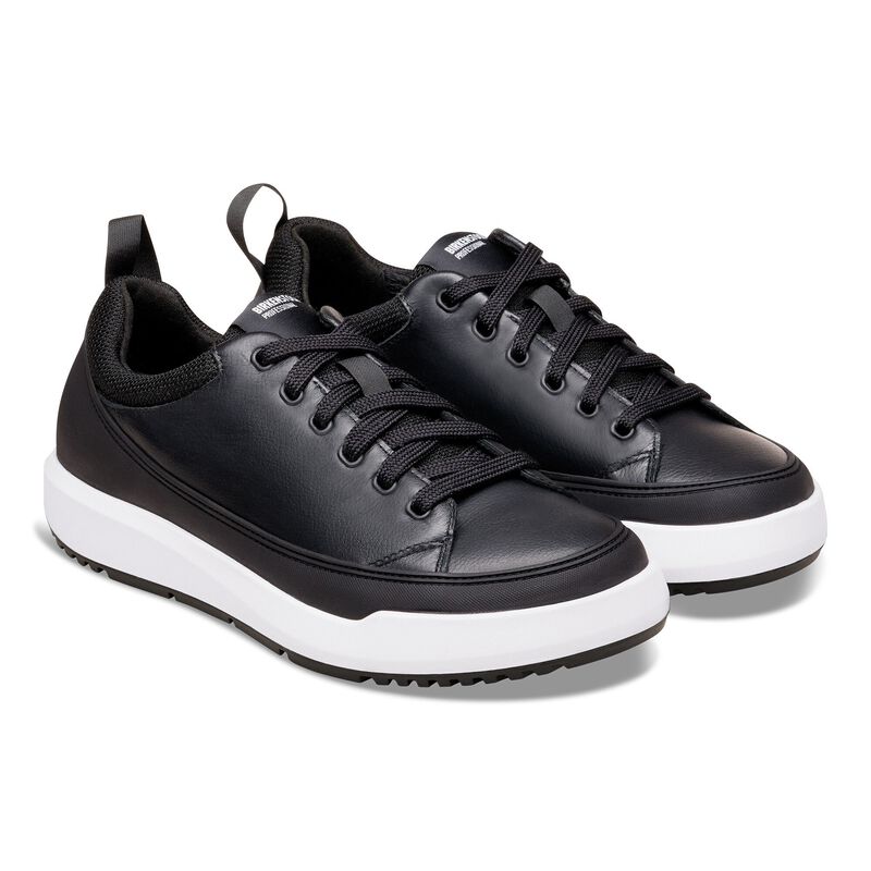 BIRKENSTOCK Melbourne PRO ESD Natural Leather Coated Black/White City Comfort detail