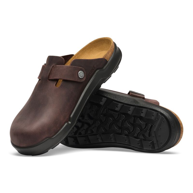 BIRKENSTOCK Boston Crosstown Waxy Leather Habana Walk Edit detail
