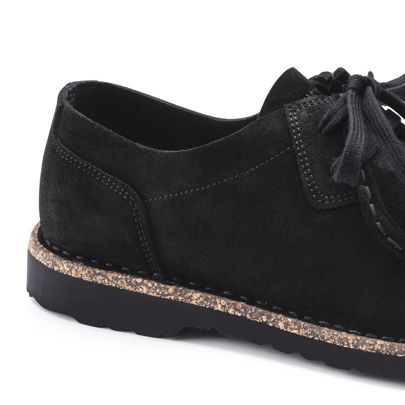 BIRKENSTOCK Pasadena III Suede Leather Black Walk Edit detail