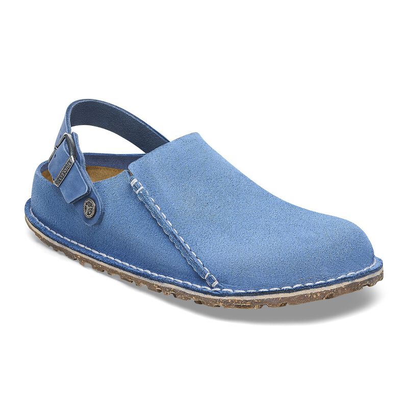 BIRKENSTOCK Lutry Premium Suede Leather Mink Classic Fit detail