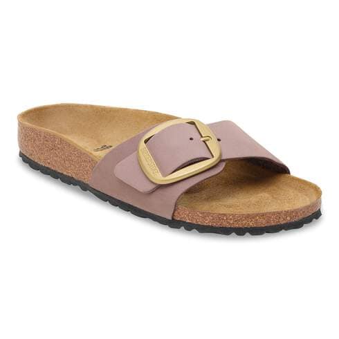 Madrid Big Buckle Nubuk Leather