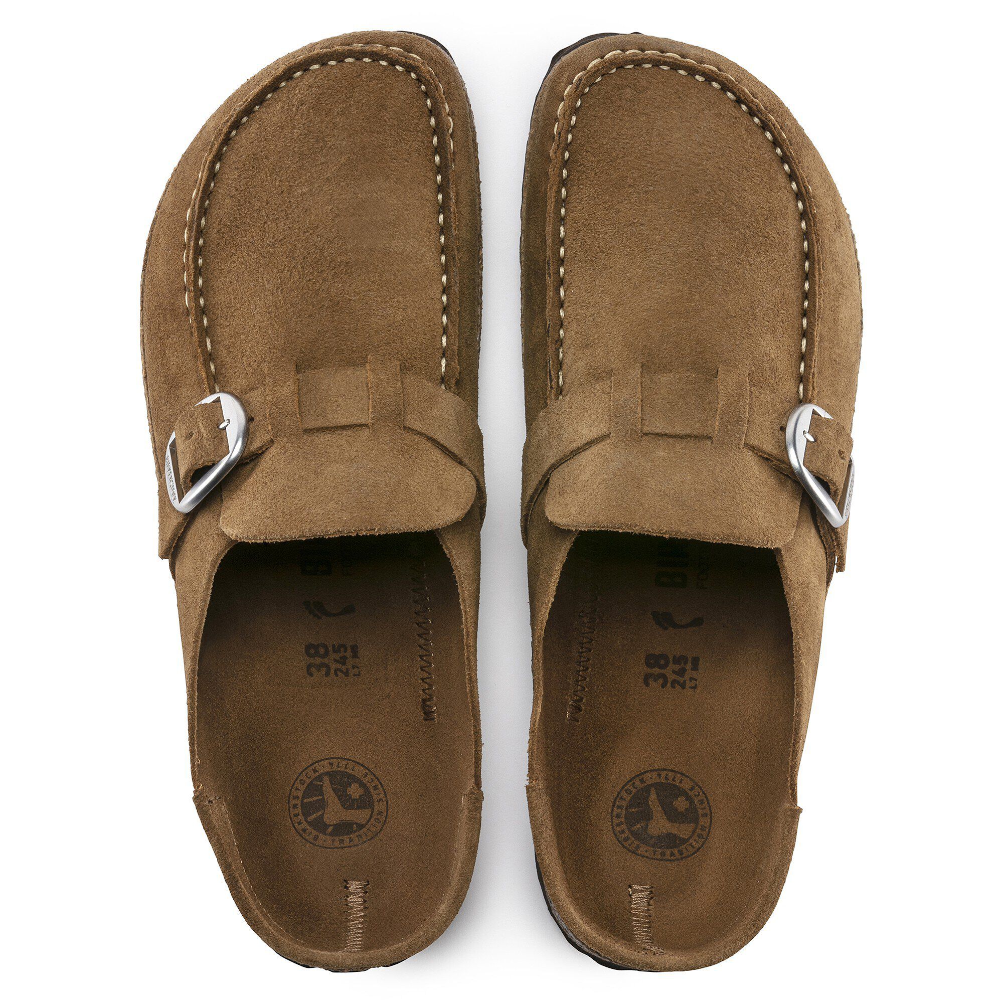 Buckley Suede Leather in Color Tea | BIRKENSTOCK US Buckley Suede Leather in Color Tea | BIRKENSTOCK US