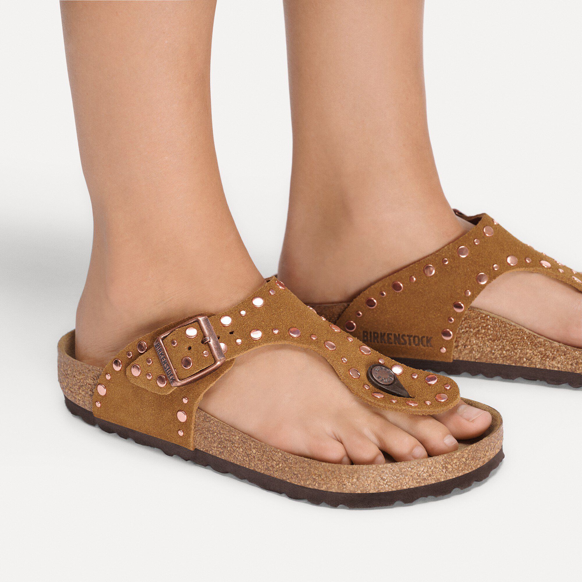 Gizeh Rivet Suede Leather