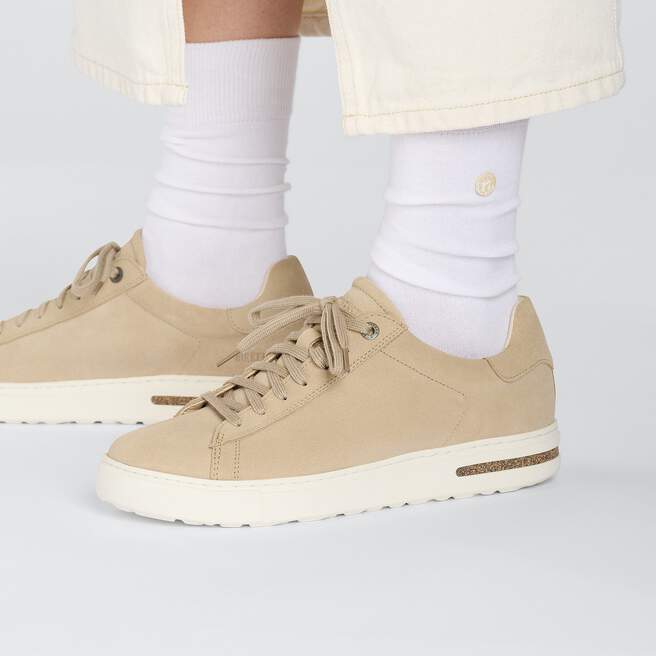 Sw 656 Bend Low Suede Leather in Color Sandcastle/White | BIRKENSTOCK US