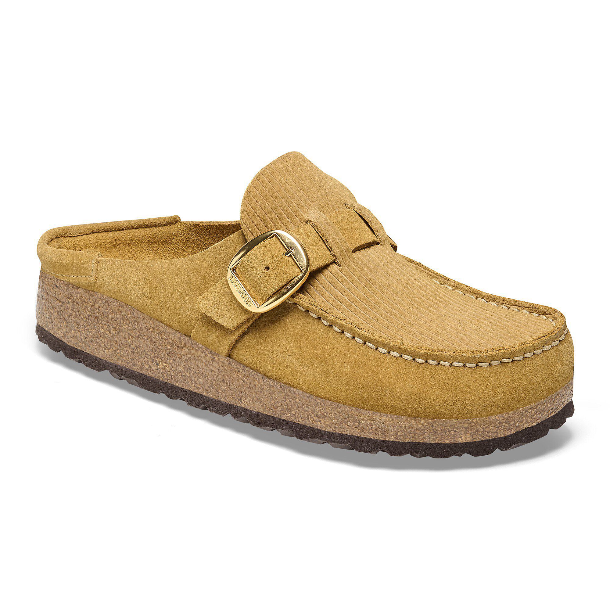 BIRKENSTOCK:BUCKLEY CORDUROY ビルケン Buckley Suede Embossed in Color Corduroy Cork Brown