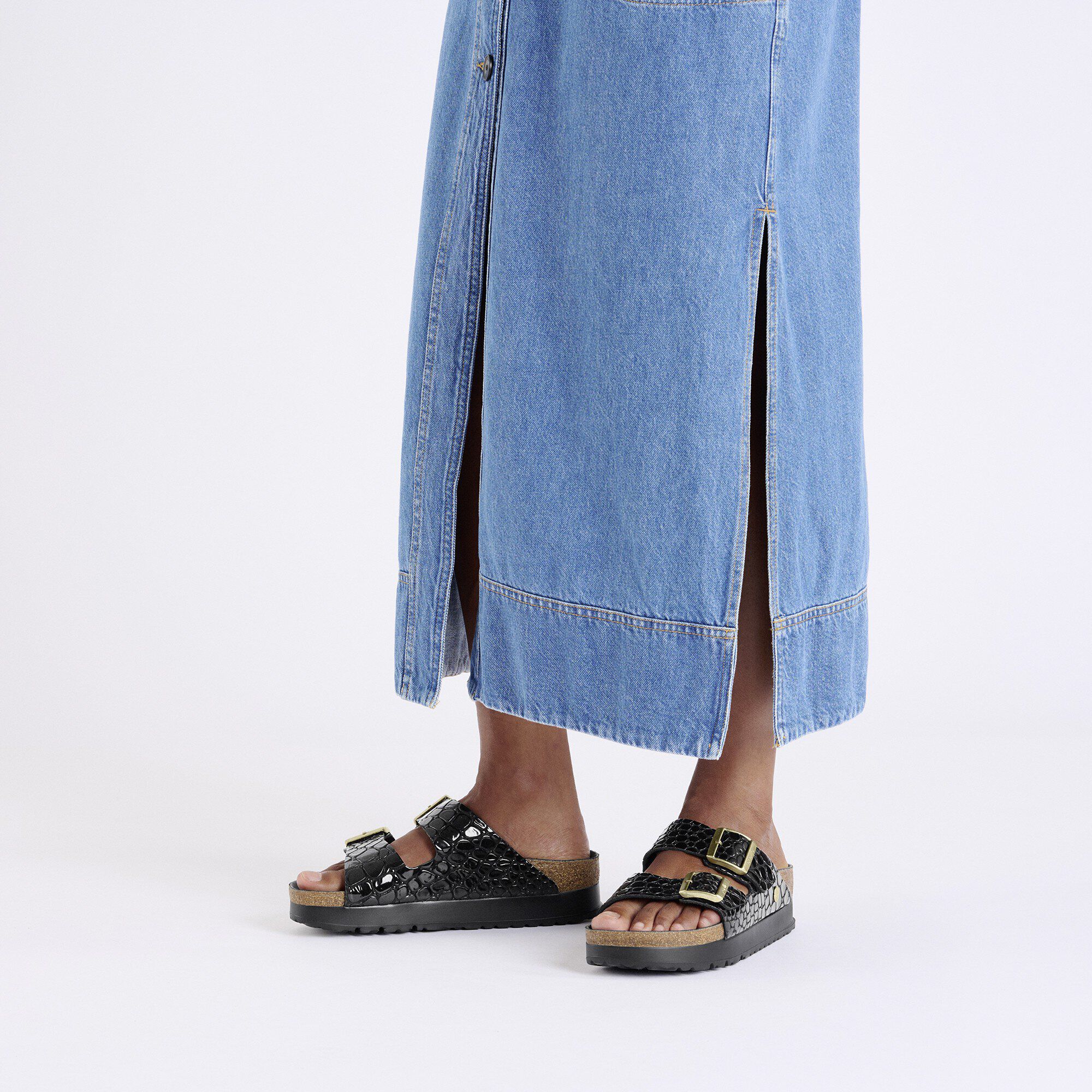 Arizona Flex Platform Cuir verni