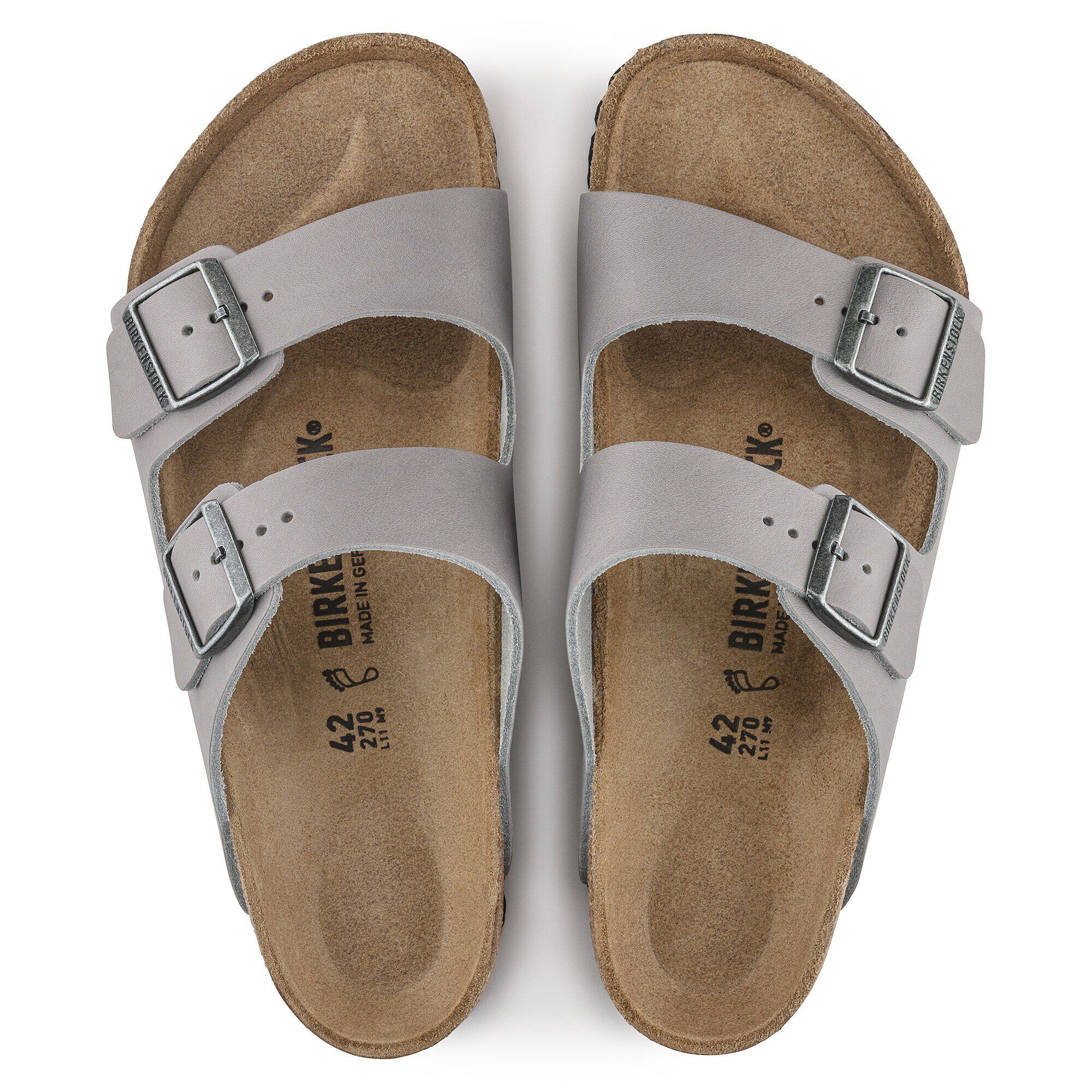 BIRKENSTOCK Arizona 39 レザー Arizona Leather in Color Stone Coin | BIRKENSTOCK US