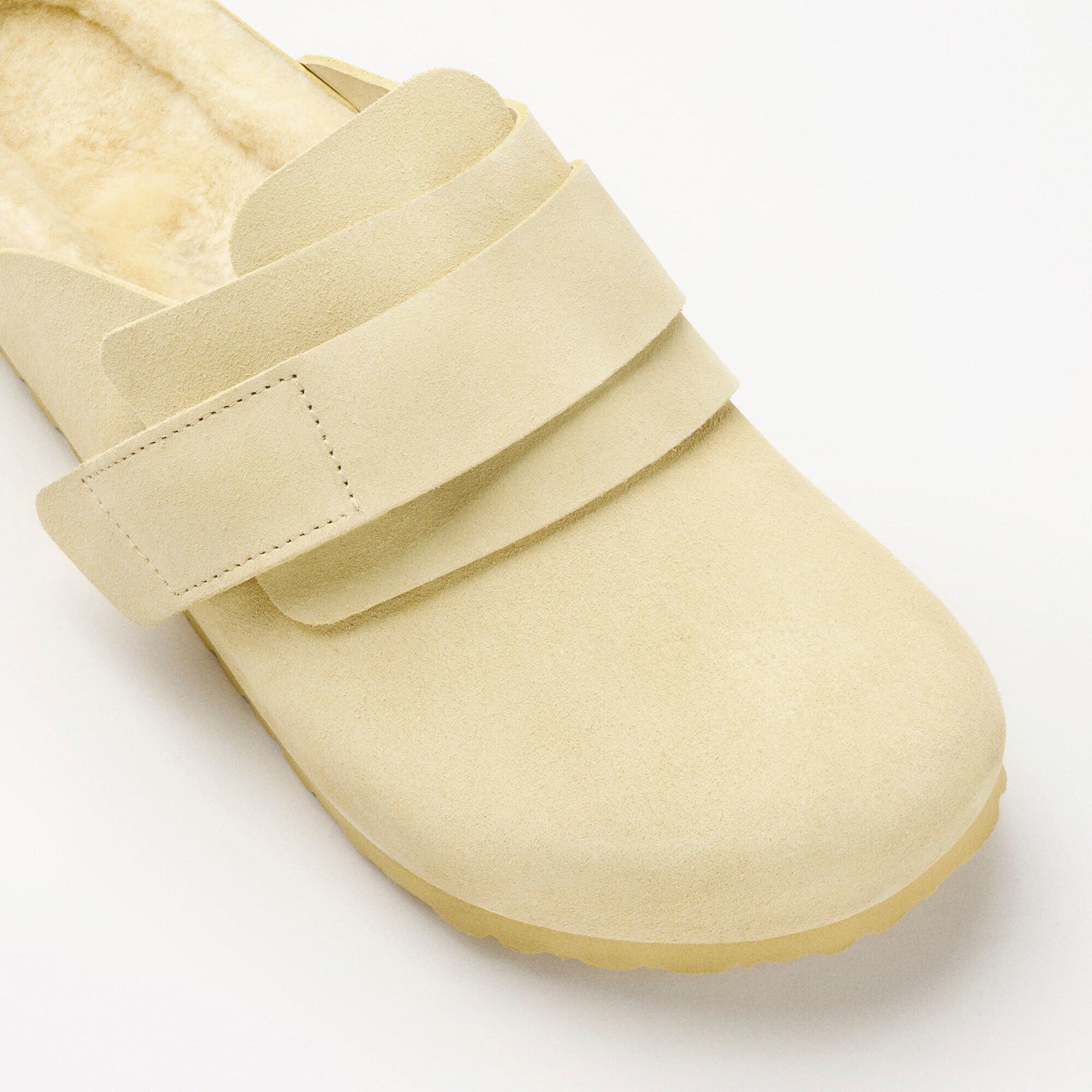 Nagoya Suede Tekla Suede Leather in Color Straw | BIRKENSTOCK US