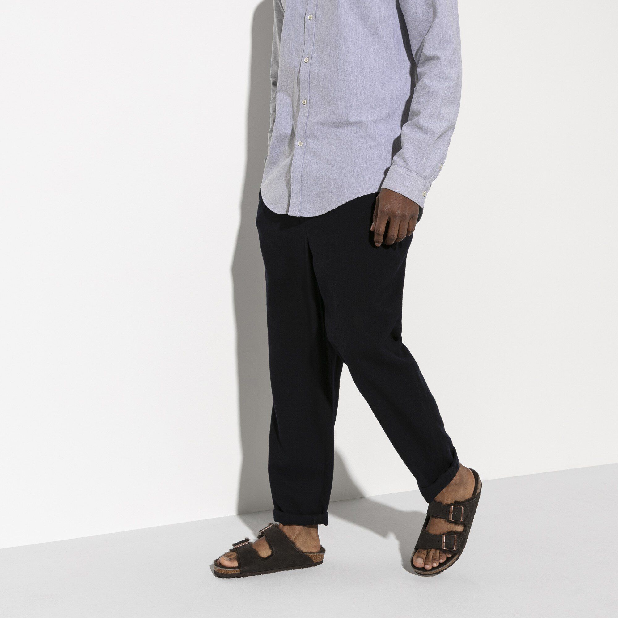 Arizona Shearling Suede Leather