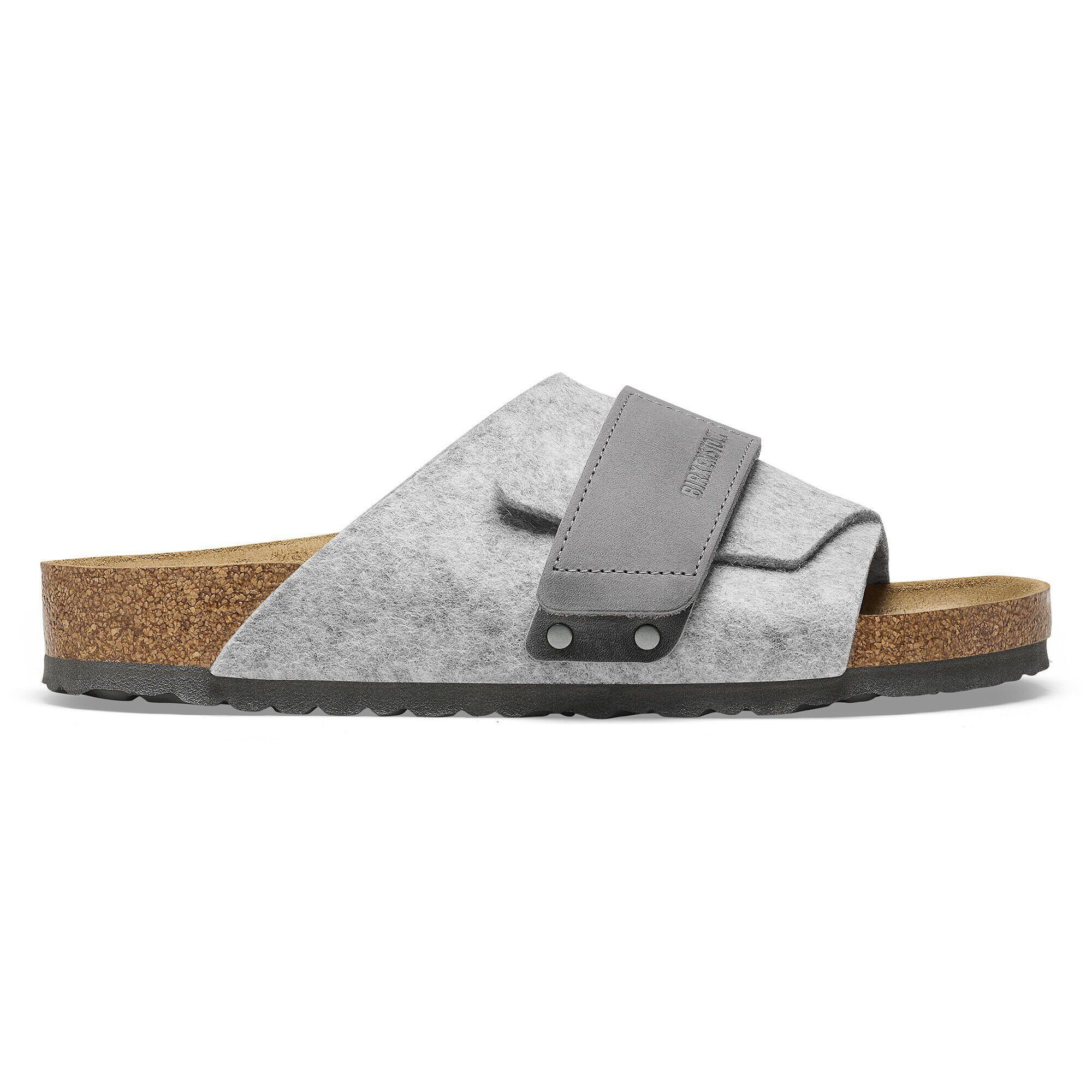 birkenstock kyoto 42 27㎝ Kyoto Nubuck-Suede Leather in Color Stone Coin | BIRKENSTOCK US