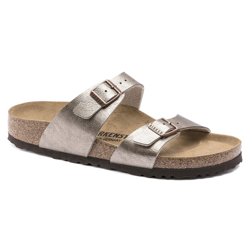 BIRKENSTOCK Sydney Birko-Flor Graceful Taupe Lounge Fit detail