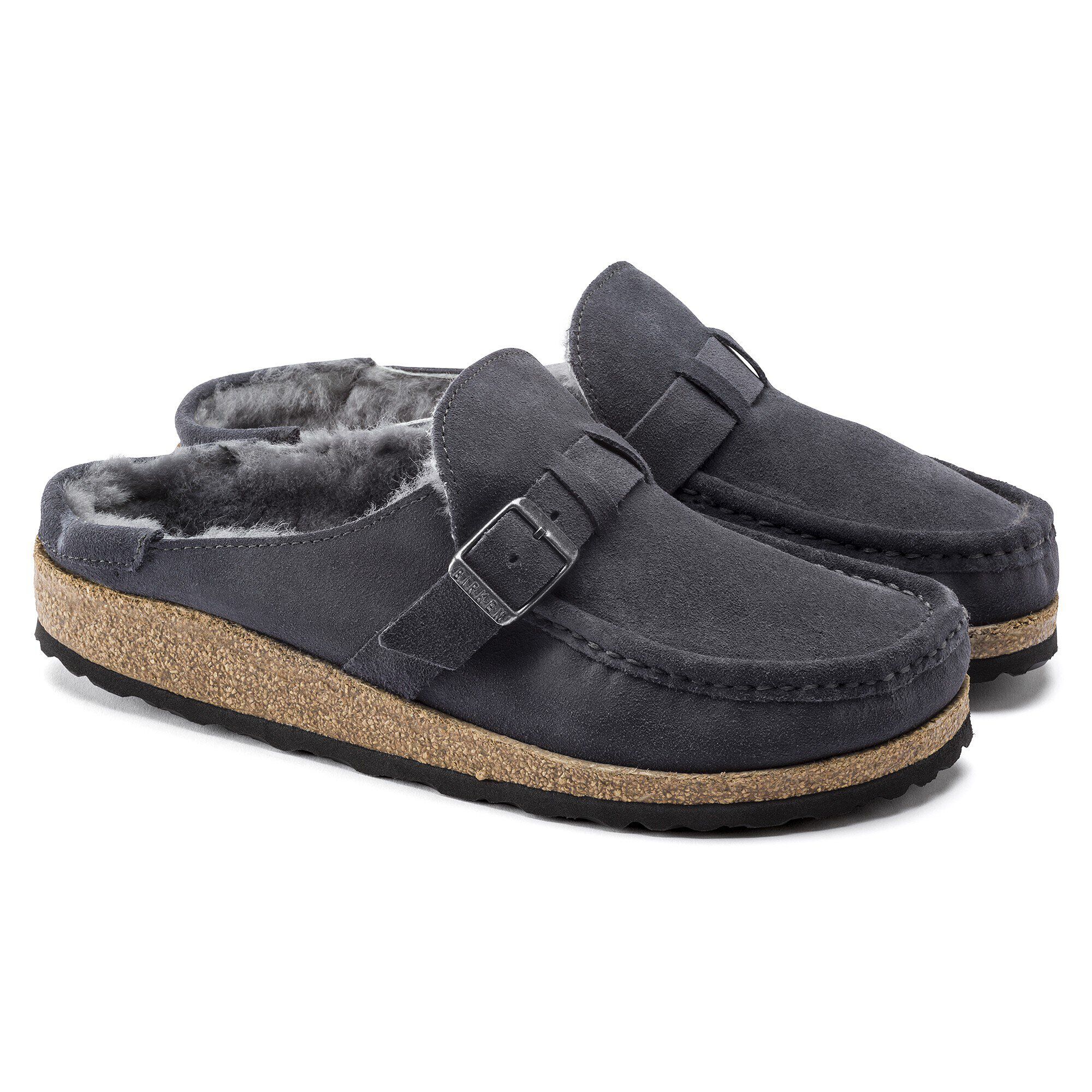 Buckley Shearling Suede Leather - shown as a pair