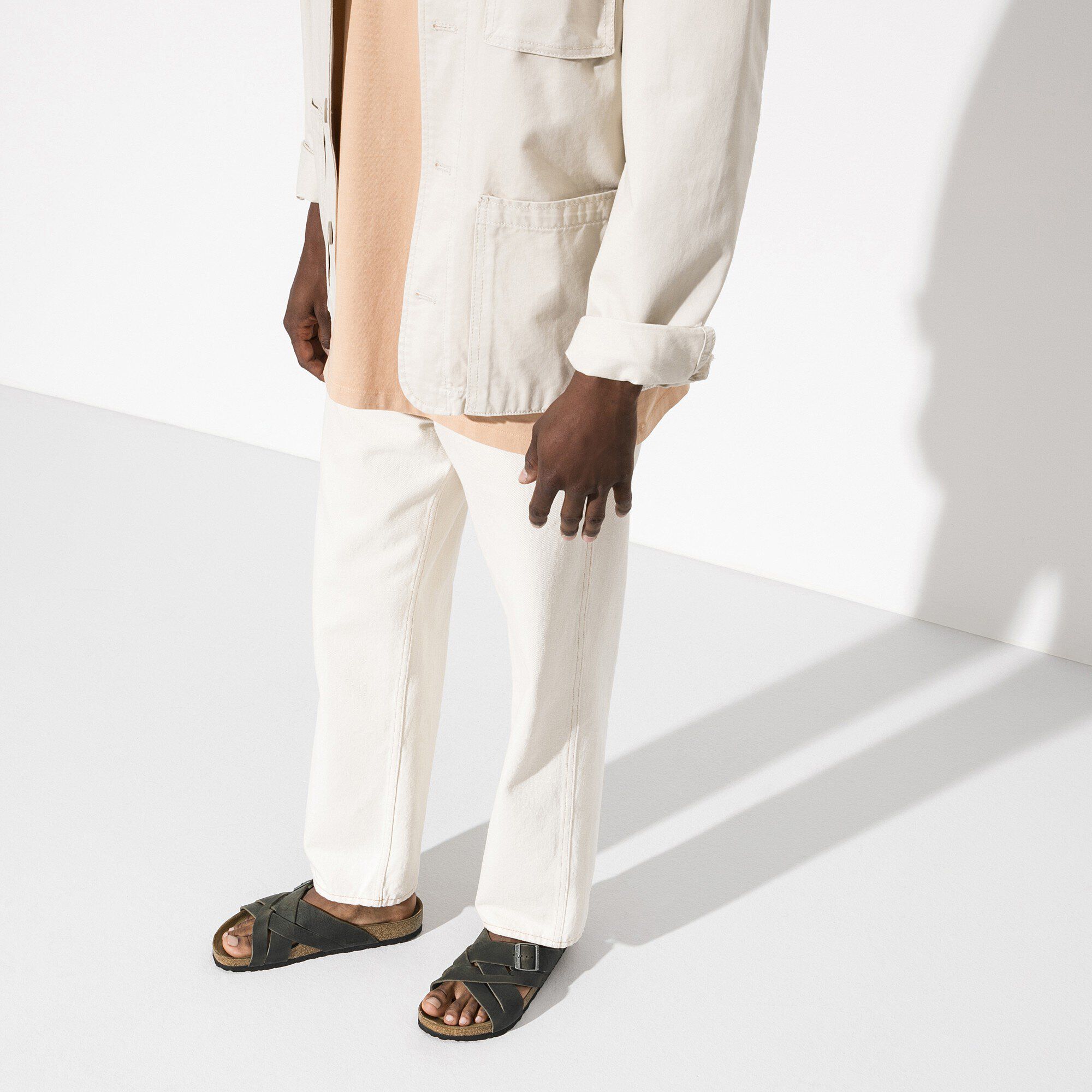   Close-up with a male model