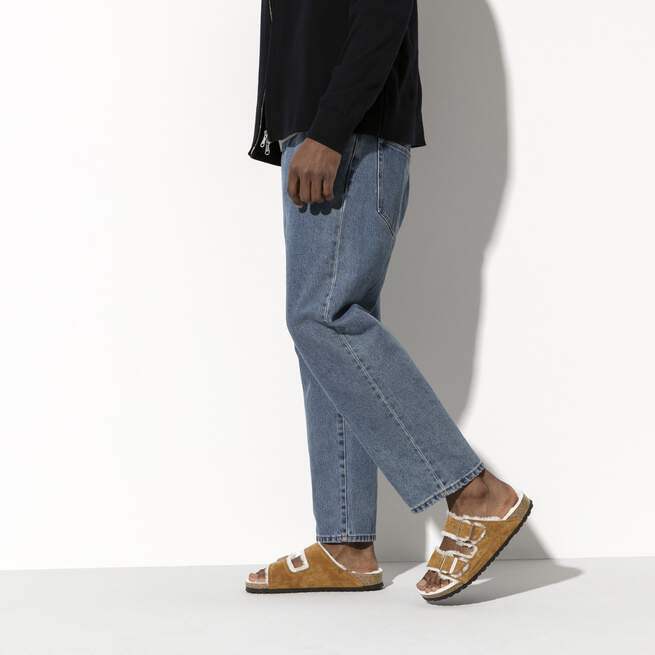 Arizona Shearling Suede Leather-Shearling Mink