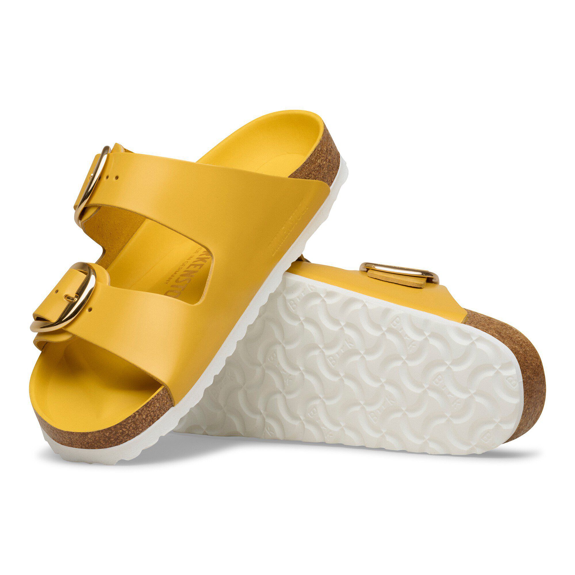 Arizona Big Buckle Natural Leather Patent