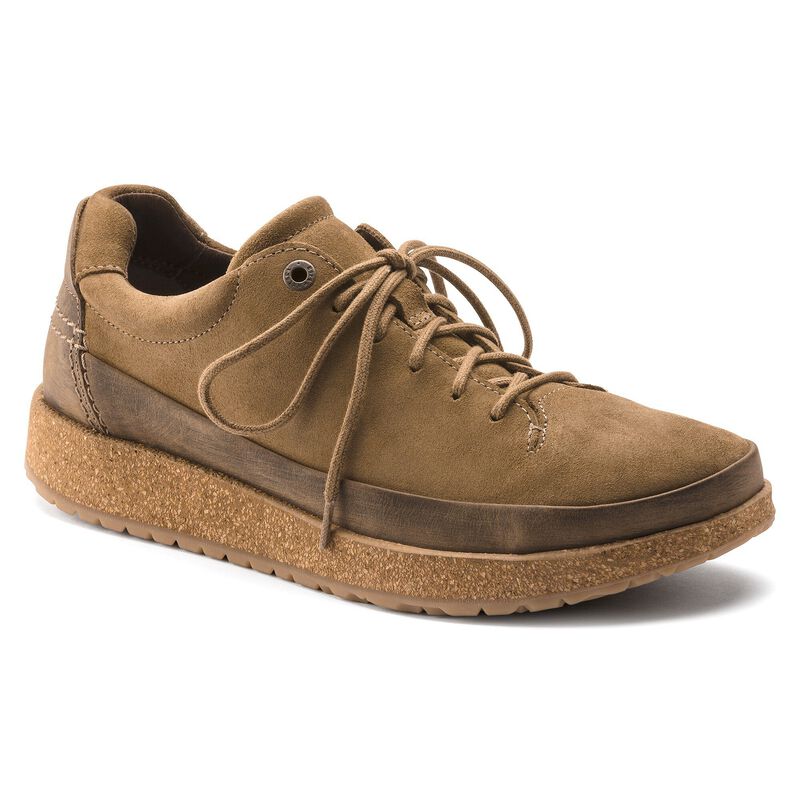 BIRKENSTOCK Honnef Low Suede Leather Black Trail Easy detail