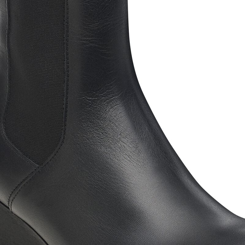 BIRKENSTOCK Ebba Slip On Natural Leather Black/Black Trail Easy detail