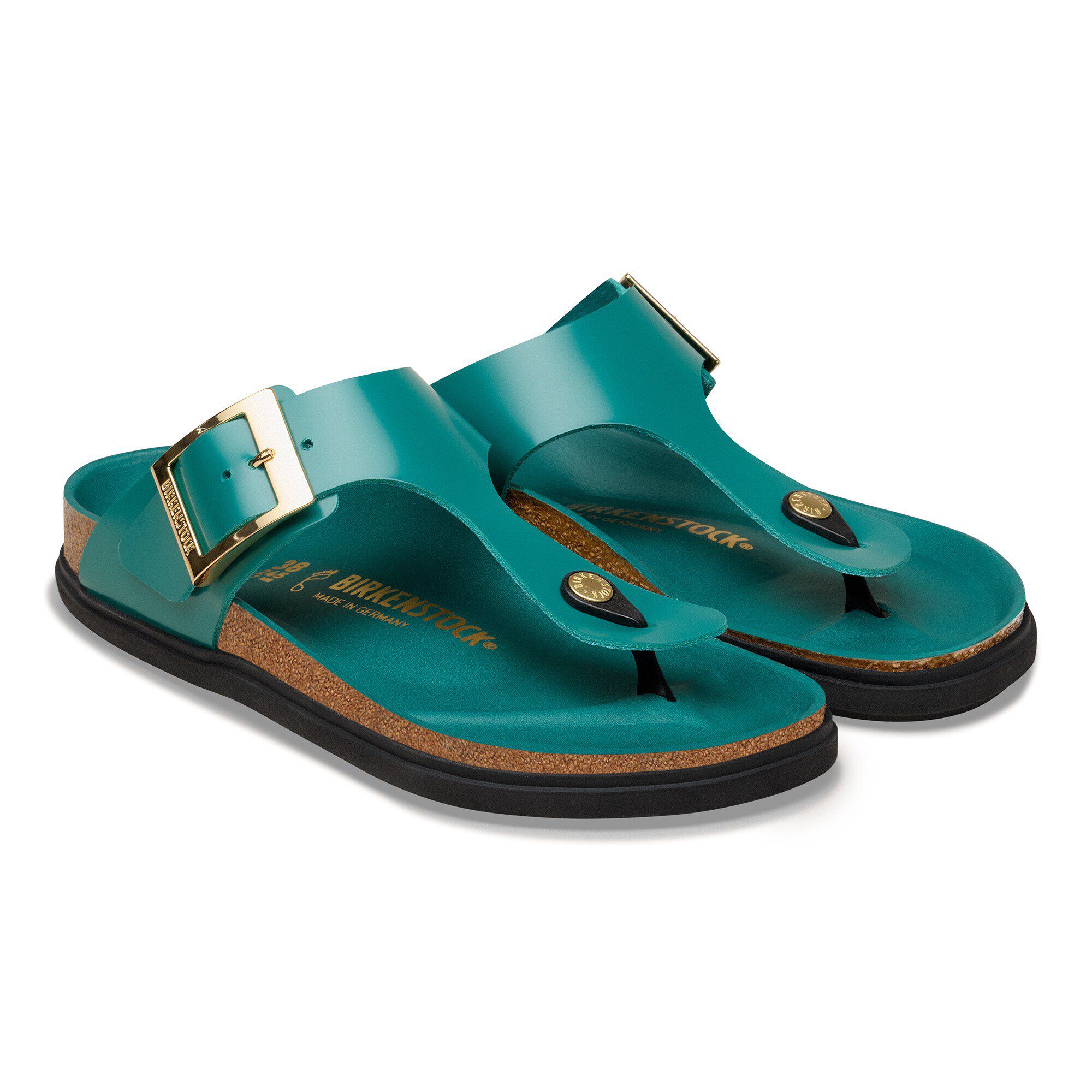 Gizeh Droplet Buckle Natural Leather Patent