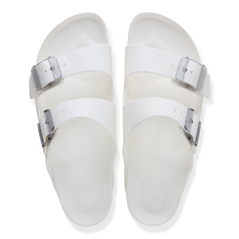 BIRKENSTOCK Arizona Stealth Buckle EVA White Soft Sole detail