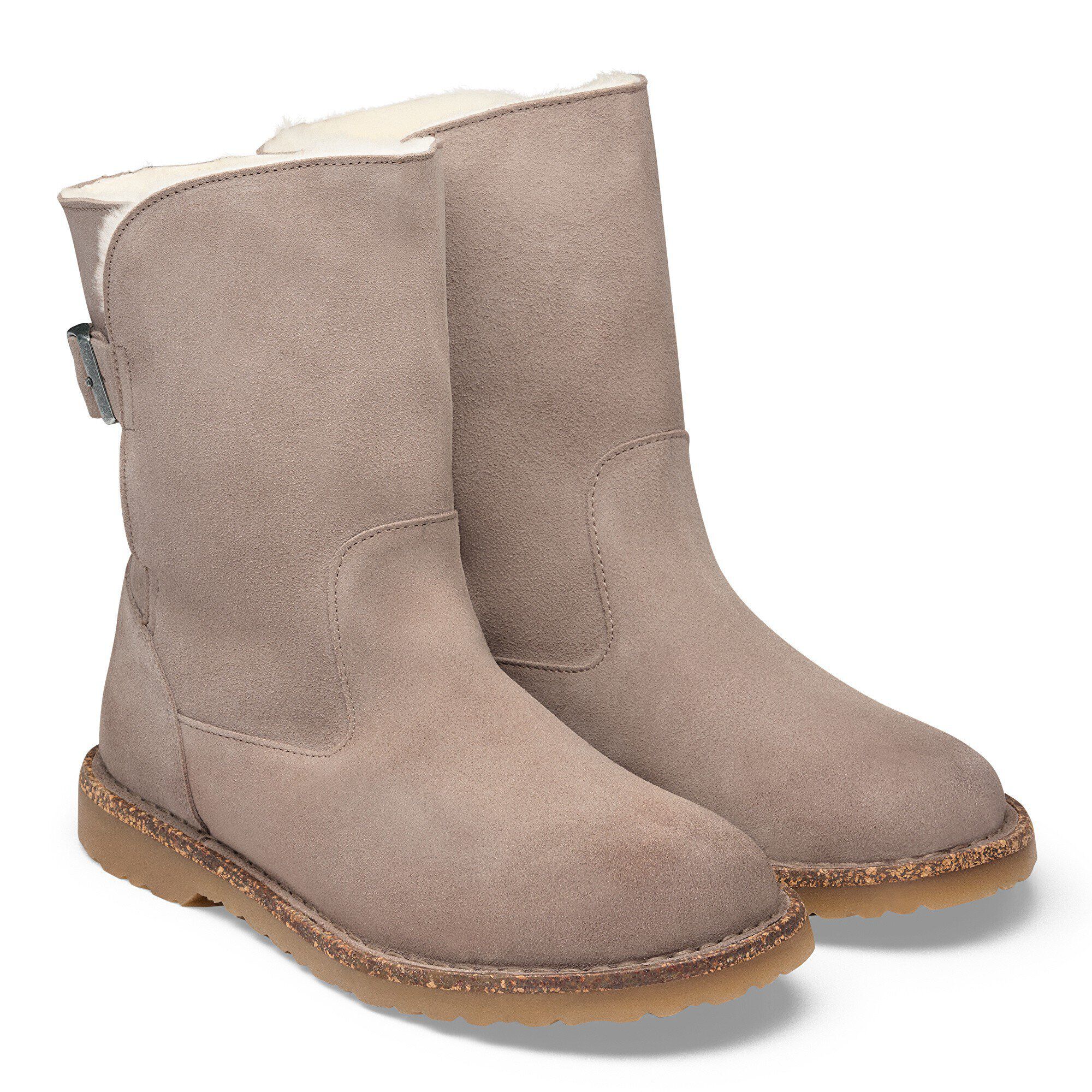 Uppsala Shearling Suede Leather - shown as a pair