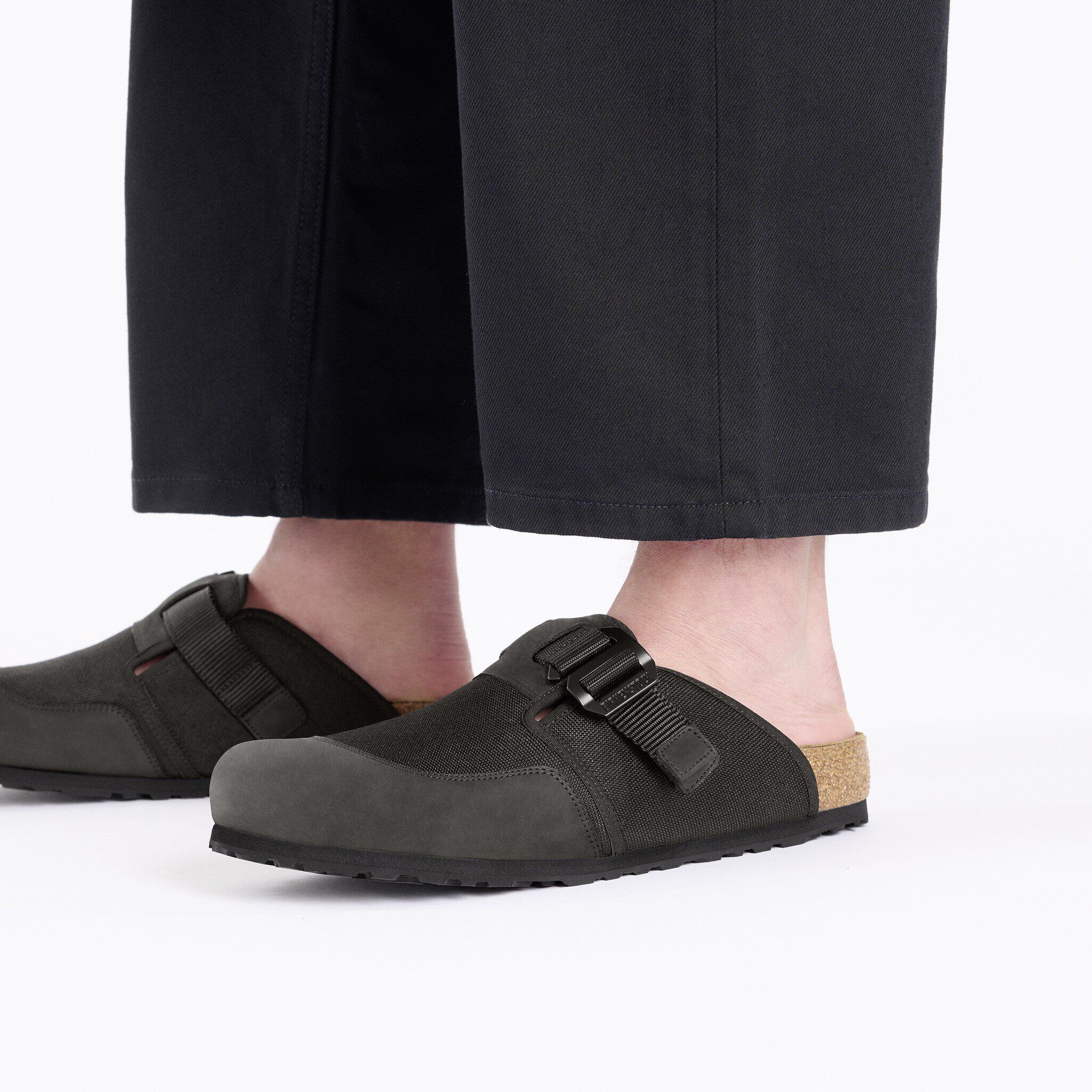 Boston Nova Textile/Leather in Color Black | BIRKENSTOCK US