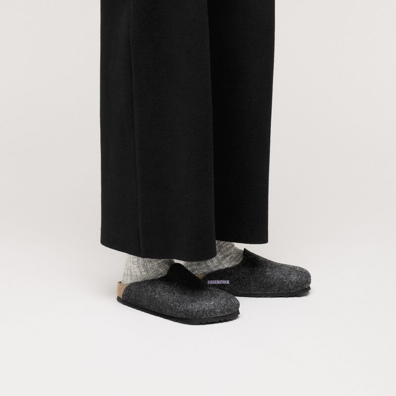 BIRKENSTOCK Amsterdam Wool Anthracite Trail Easy detail