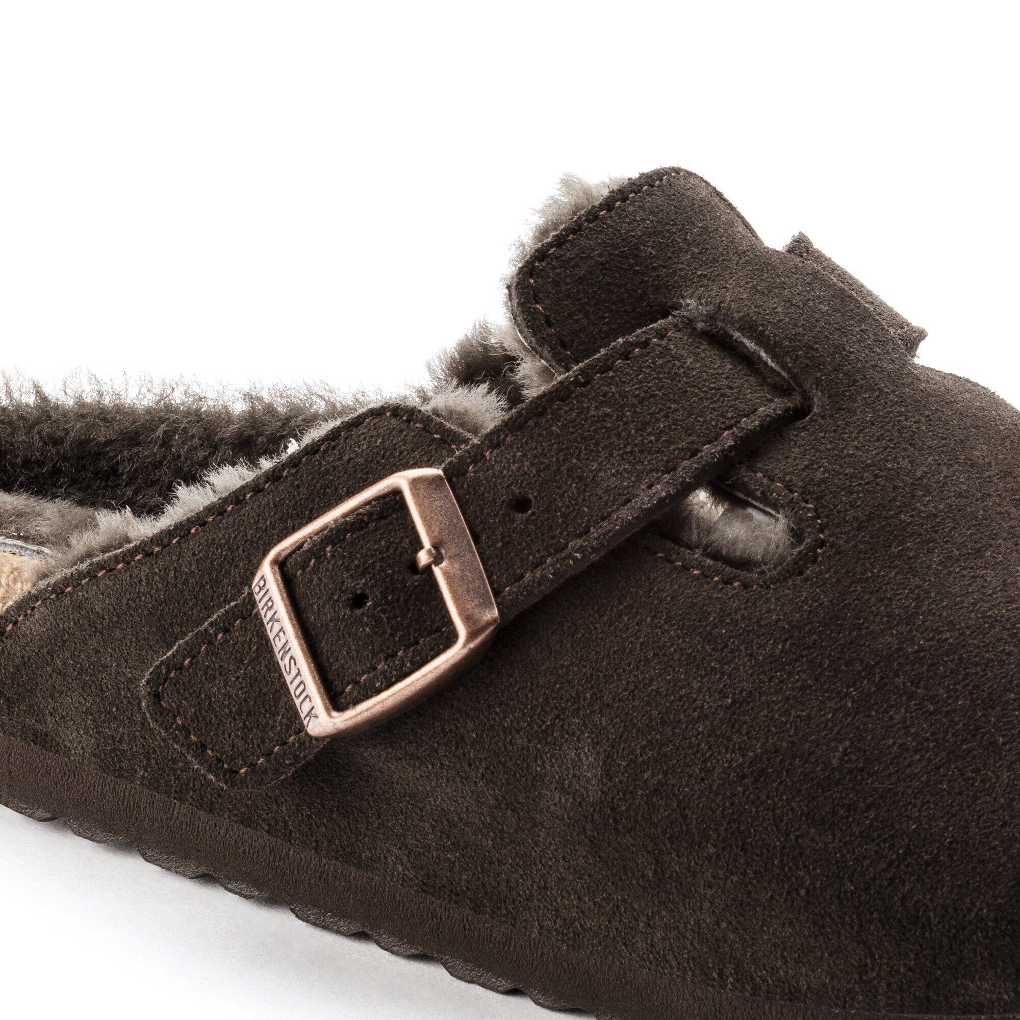 Boston Shearling Suede Leather