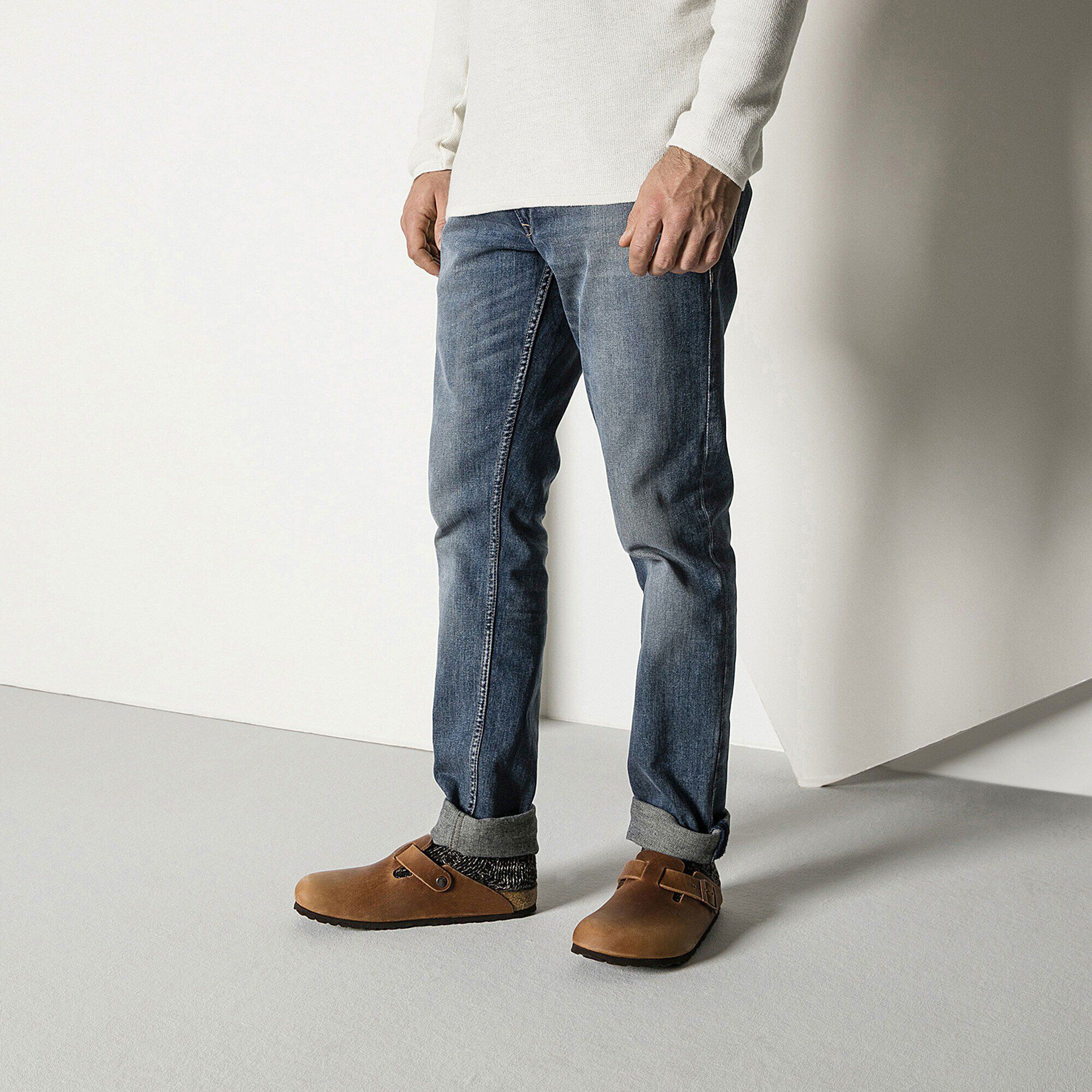 Cotton Slub Men Cotton-Polyamide-Elastane