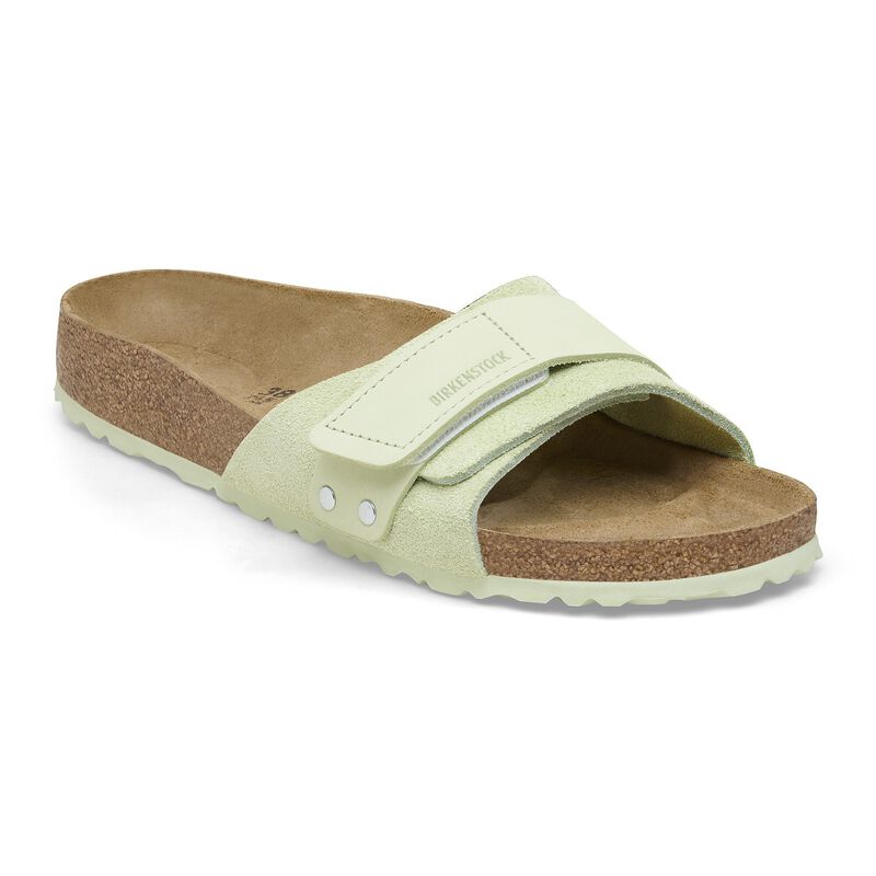 BIRKENSTOCK Oita Nubuck-Suede Leather Candy Pink Trail Easy detail