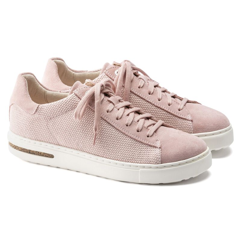 BIRKENSTOCK Bend Low Leather-Textile Soft Pink Lounge Fit detail