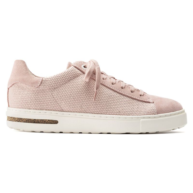 BIRKENSTOCK Bend Low Leather-Textile Soft Pink Lounge Fit detail