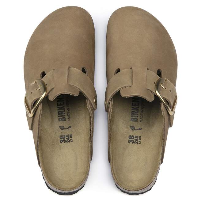 Boston Big Buckle Nubuck Leather