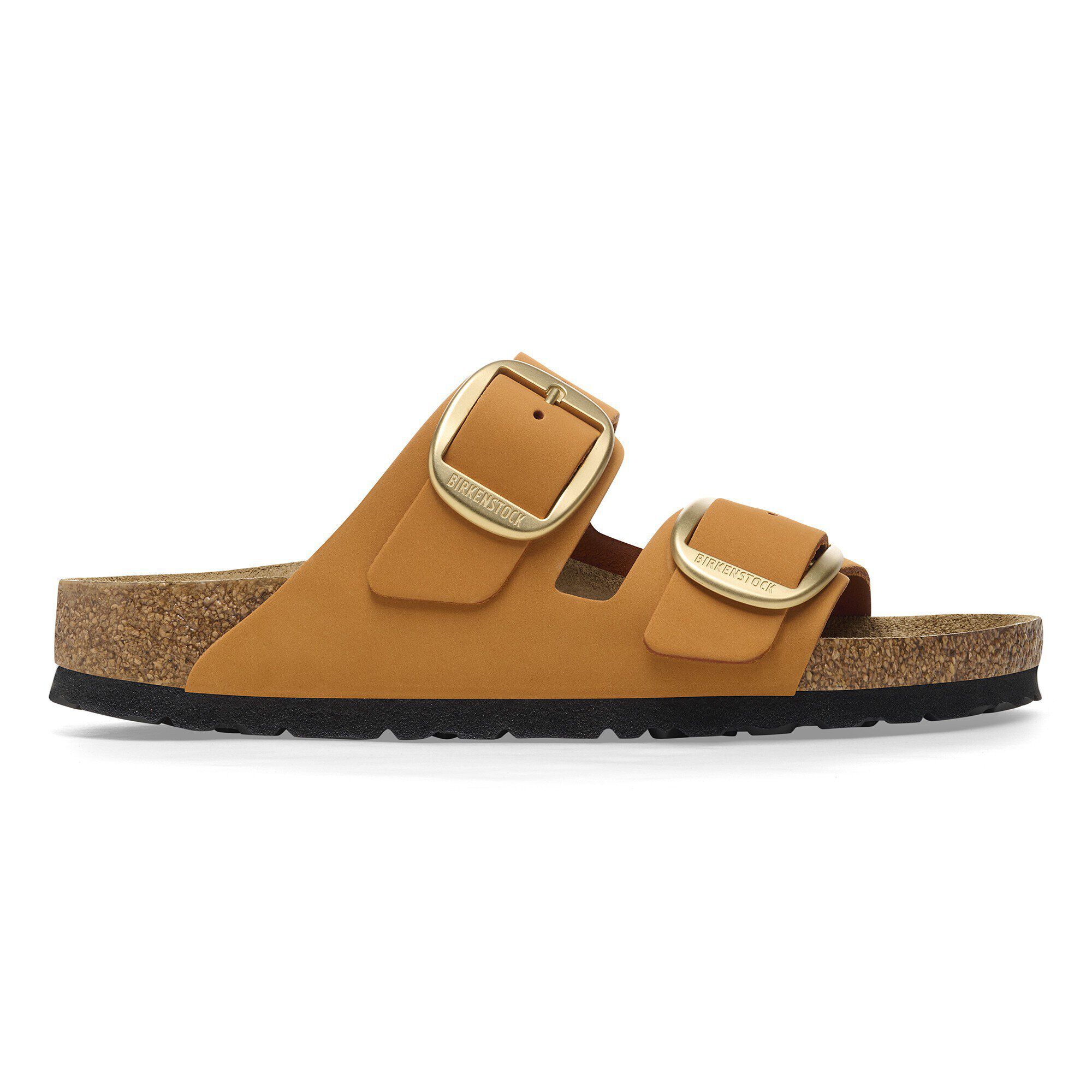 【新品未使用】BIRKENSTOCK Arizona BigBuckle 37 Arizona Big Buckle Nubuck Leather in Color Burnt Orange