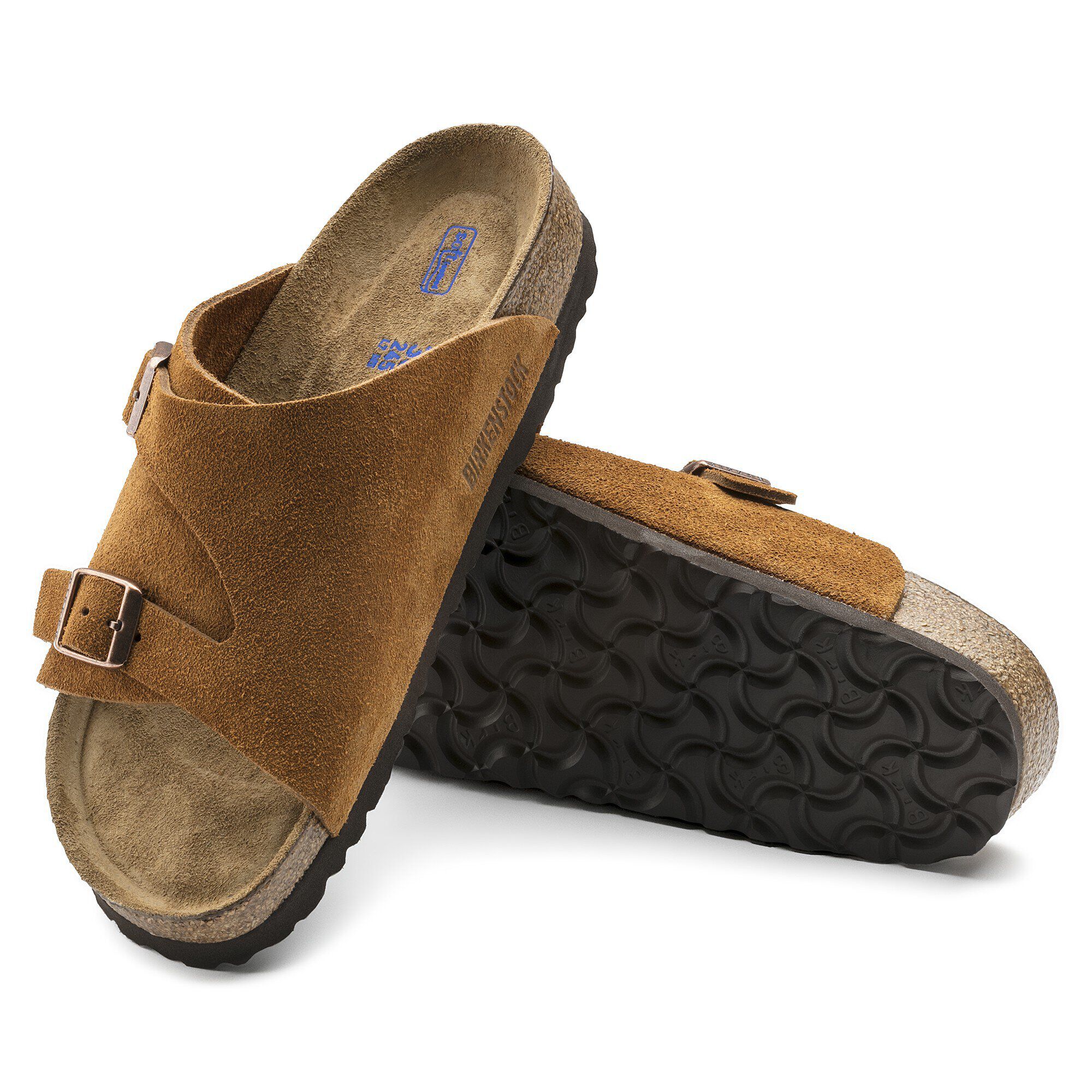 Z&uuml;rich Soft Footbed Suede Leather