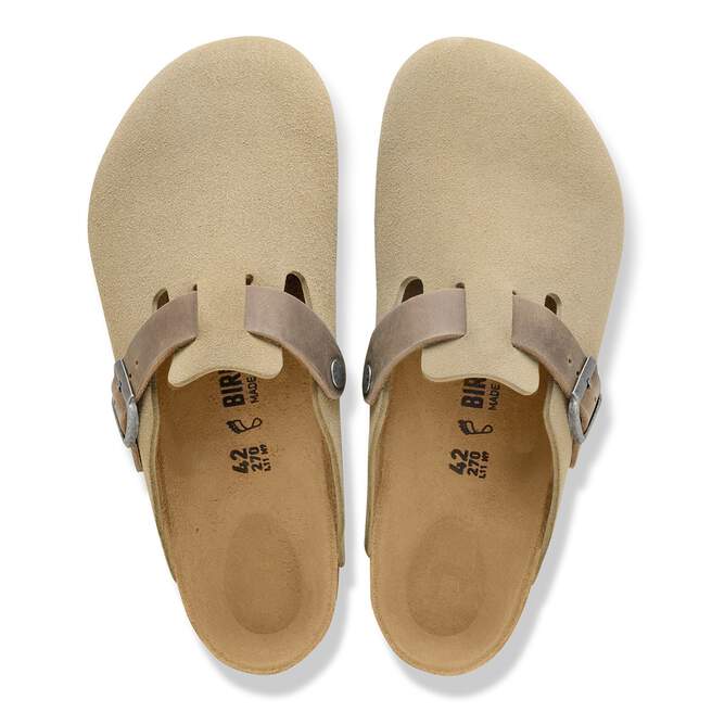 Sw Mixte Boston Cuir mixte en Kaki défraîchi | BIRKENSTOCK Canada