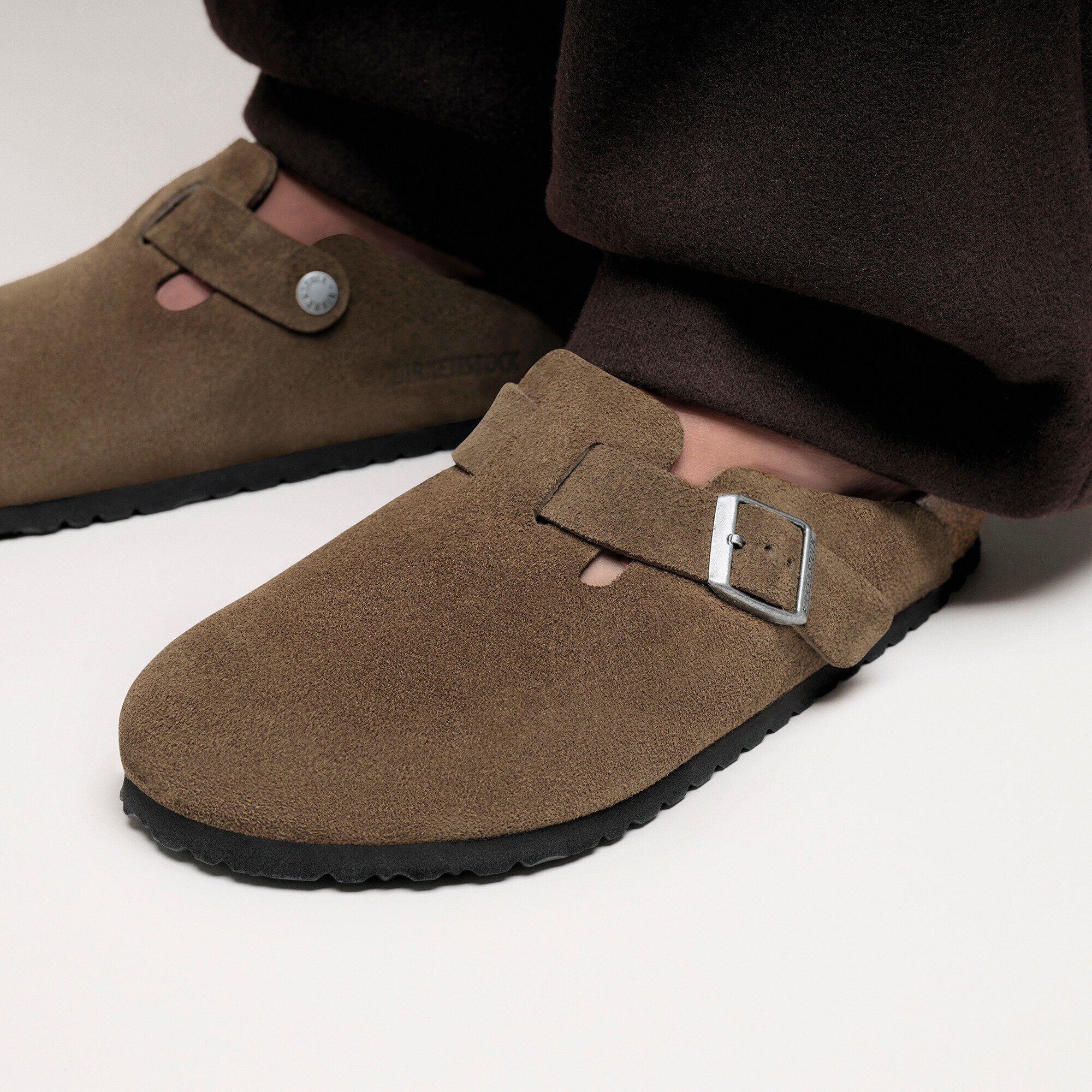Boston Soft Footbed Suede Leather