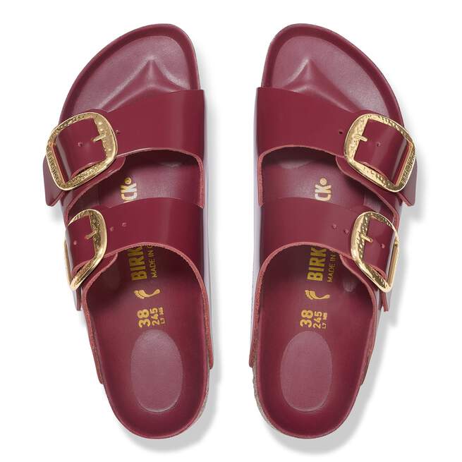 Arizona Big Buckle Natural Leather Patent