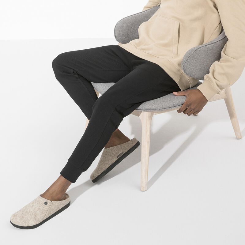 BIRKENSTOCK Zermatt Shearling Felt Eggnog Trail Easy detail