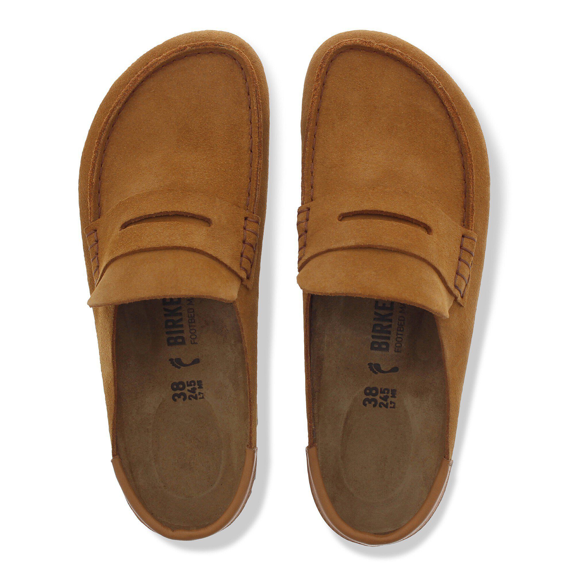 Naples Wrapped Suede Nubuck in Color Mink | BIRKENSTOCK US