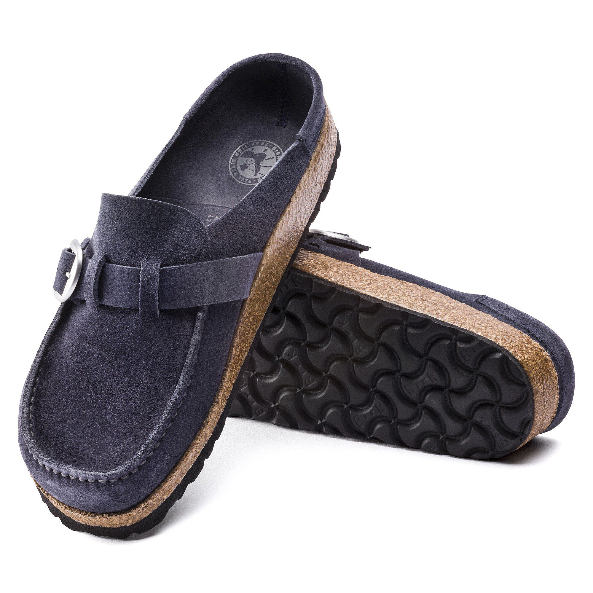 Buckley Suede Leather in Color Navy | BIRKENSTOCK US