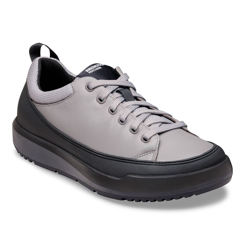 BIRKENSTOCK Melbourne PRO ESD Natural Leather Coated Gun Metal City Comfort detail