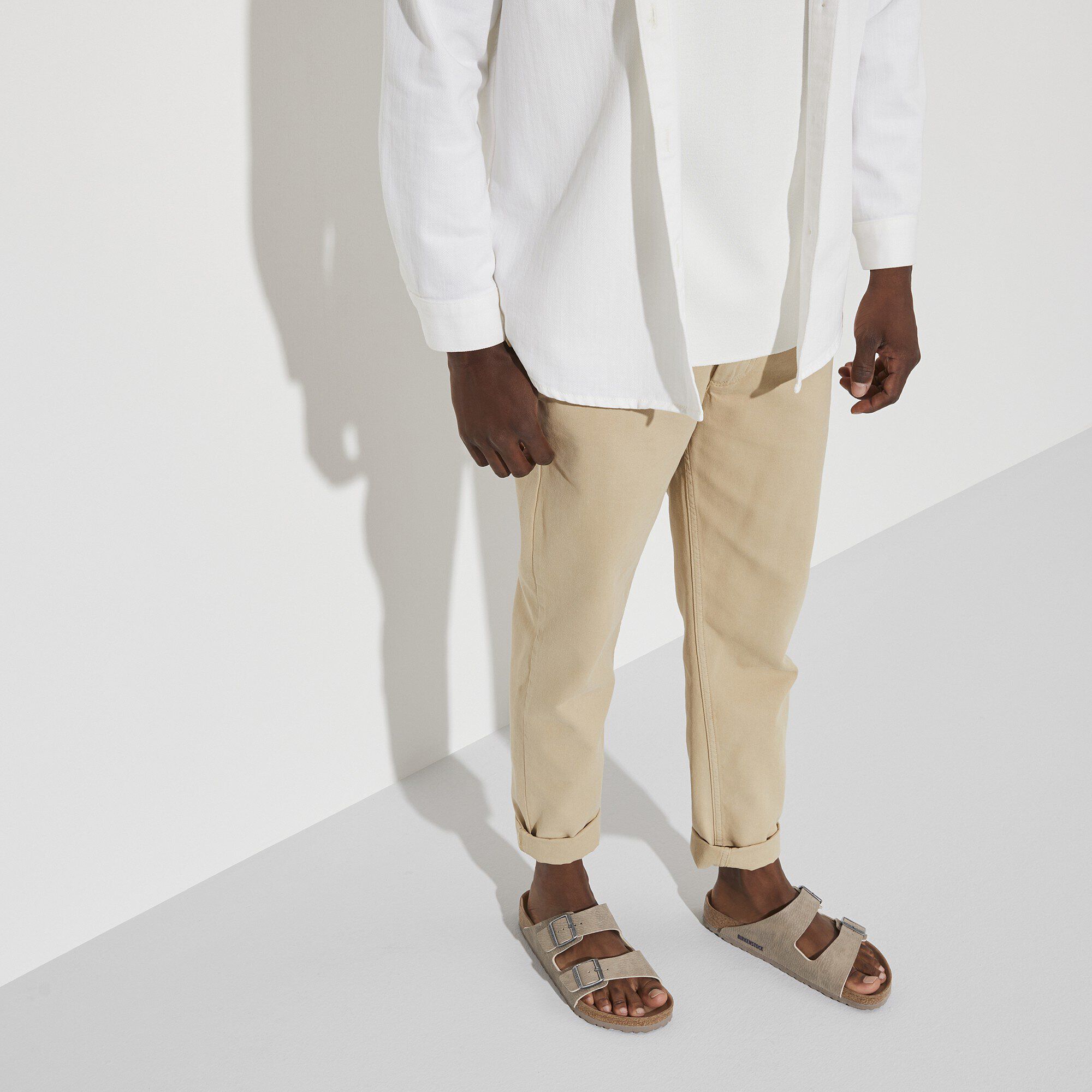   Close-up with a male model