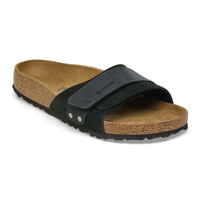 BIRKENSTOCK Oita Nubuck-Suede Leather Candy Pink Trail Easy detail