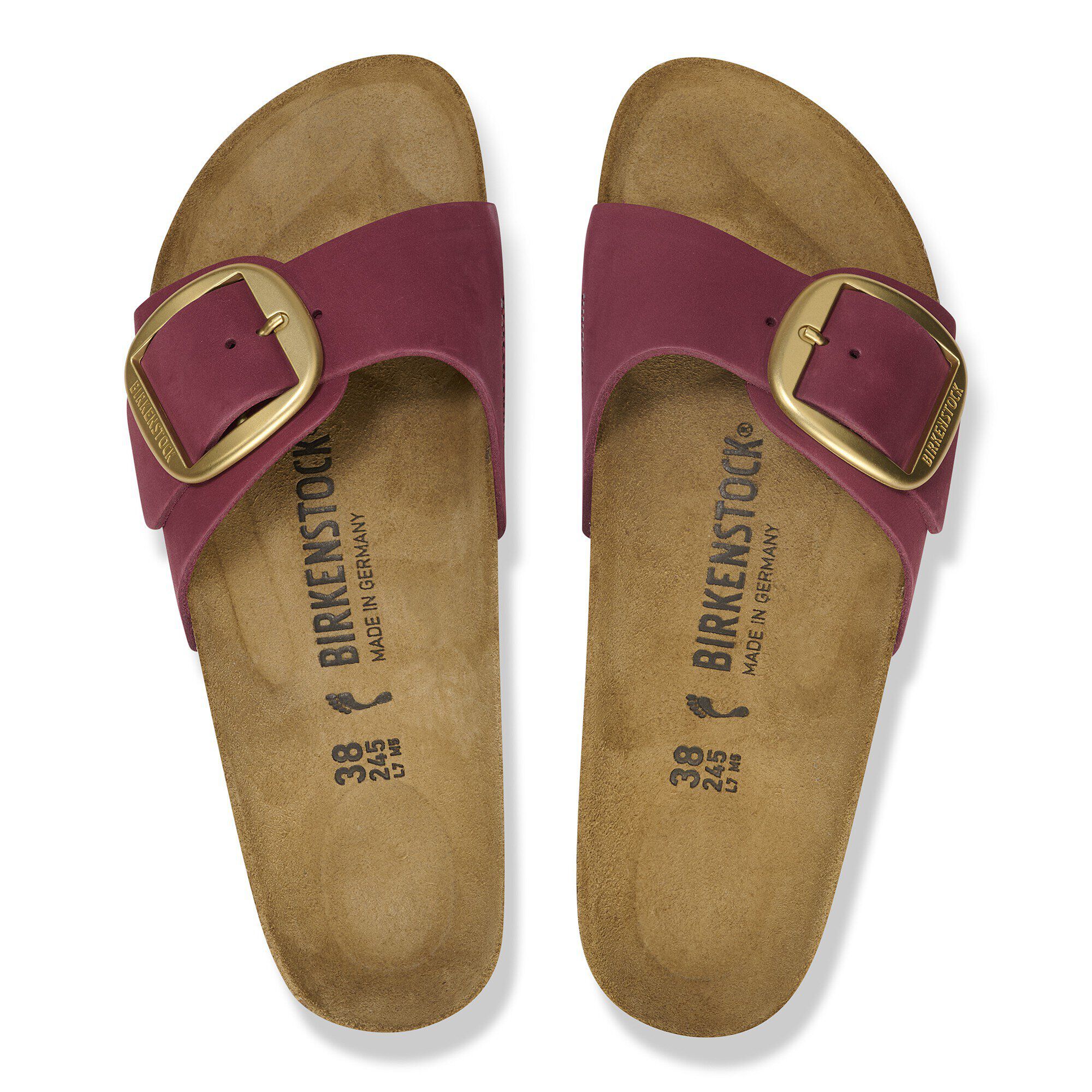 Madrid Big Buckle Cuir nubuck